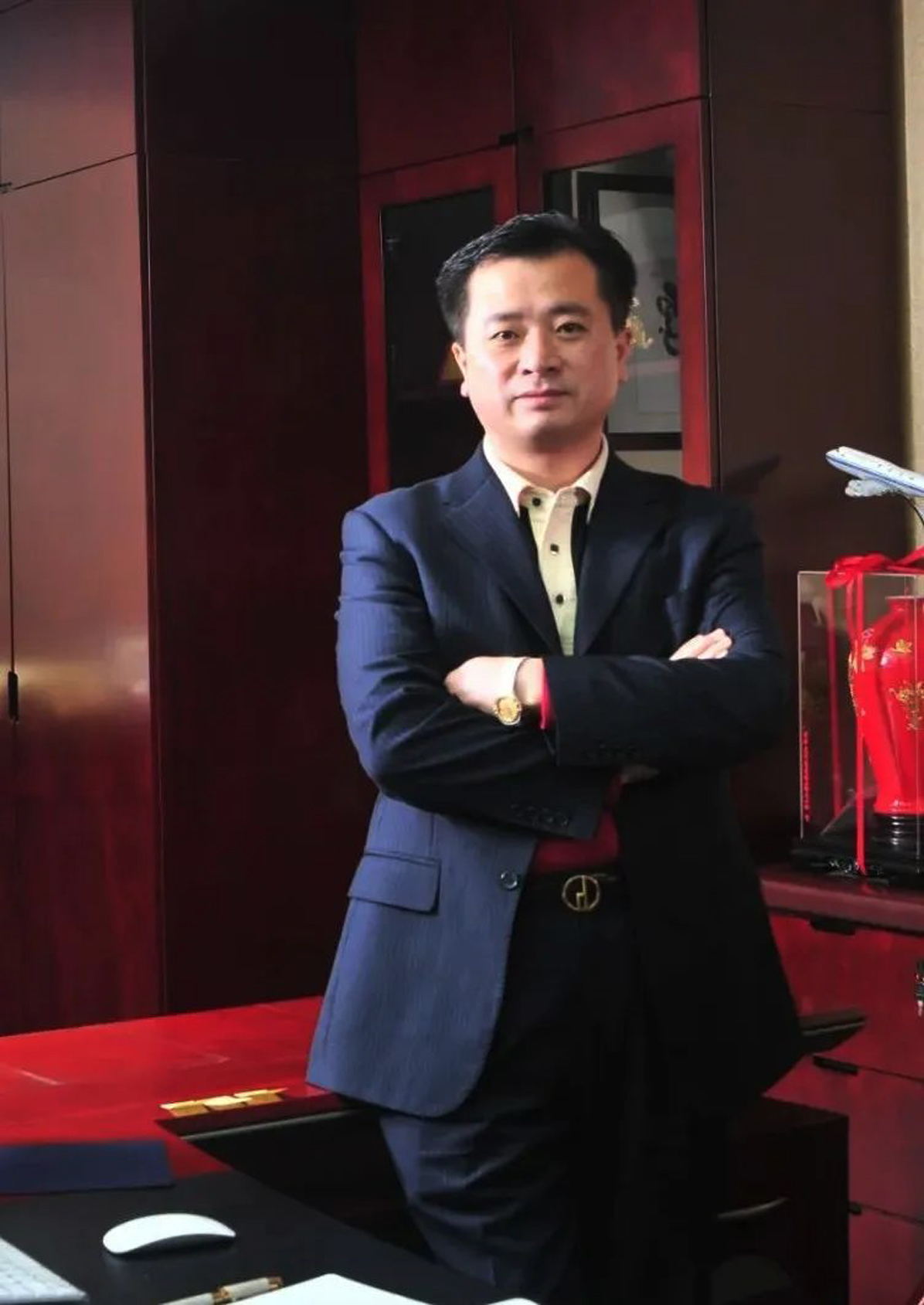 萊爾斯特董事長(zhǎng)廖志南圖